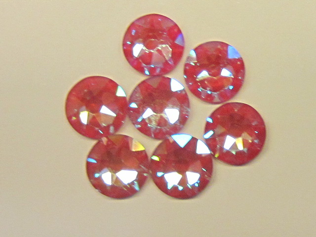 72 pcs. 20ss CRYSTAL ROYAL RED DeLITE FLATBACK European Rhinestones